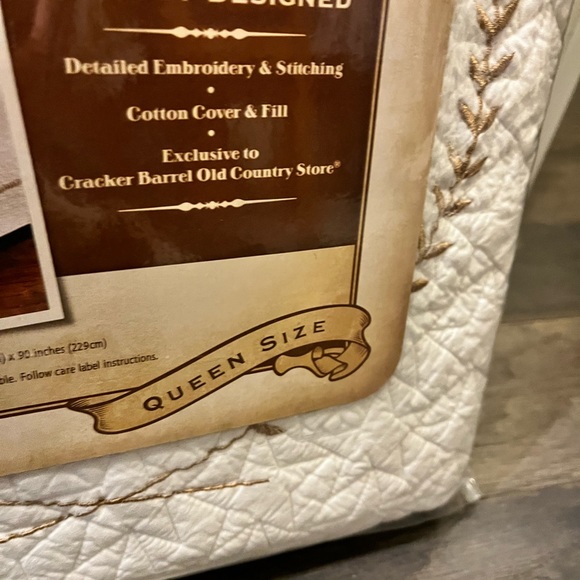 Cracker Barrel Bedding Texas Pride Cracker Barrel Country Bed Quilt Queen New Cotton
